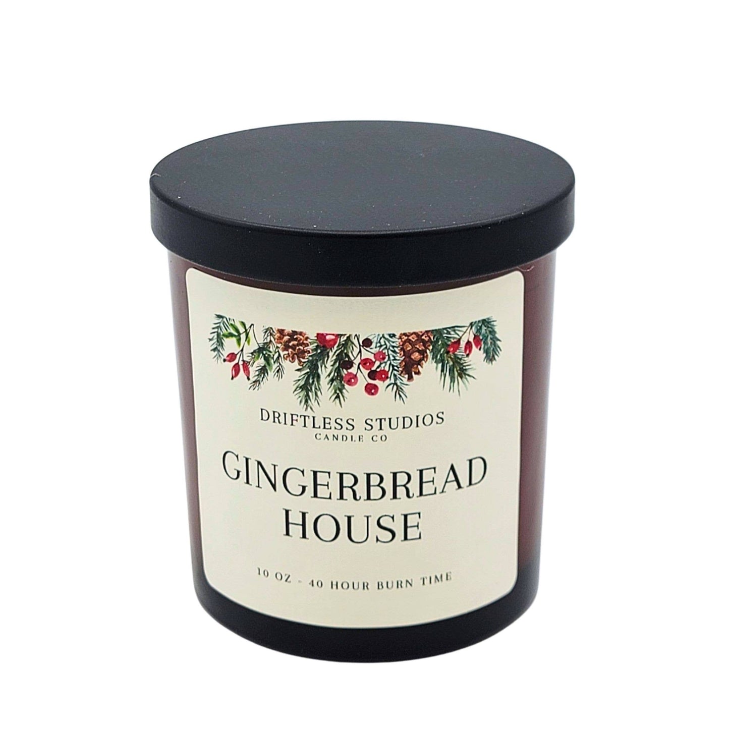 Gingerbread House Christmas Garland Candles
