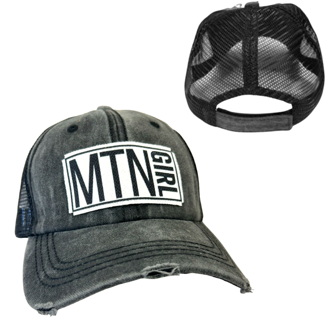 MOUNTAIN GIRL |DISTRESSED Hat