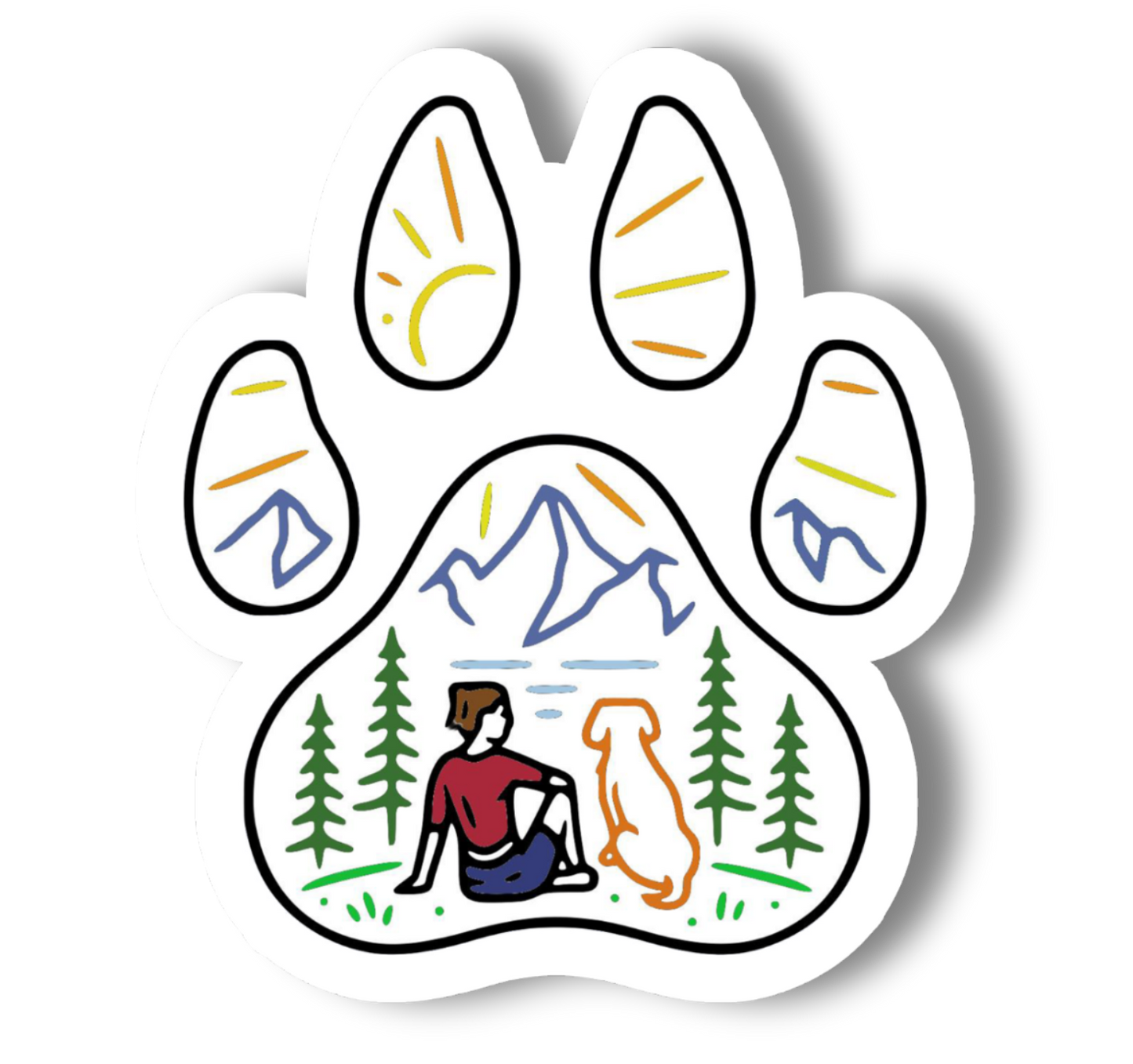 Mountain Moments Dog Paw