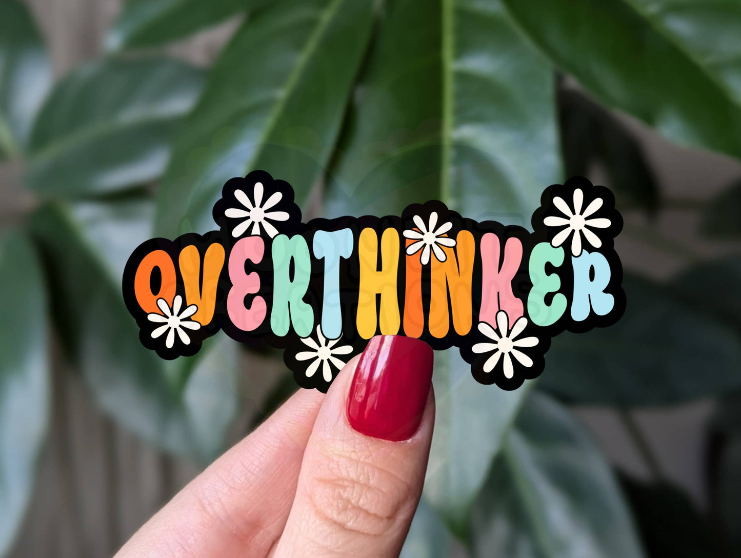 Overthinker sticker