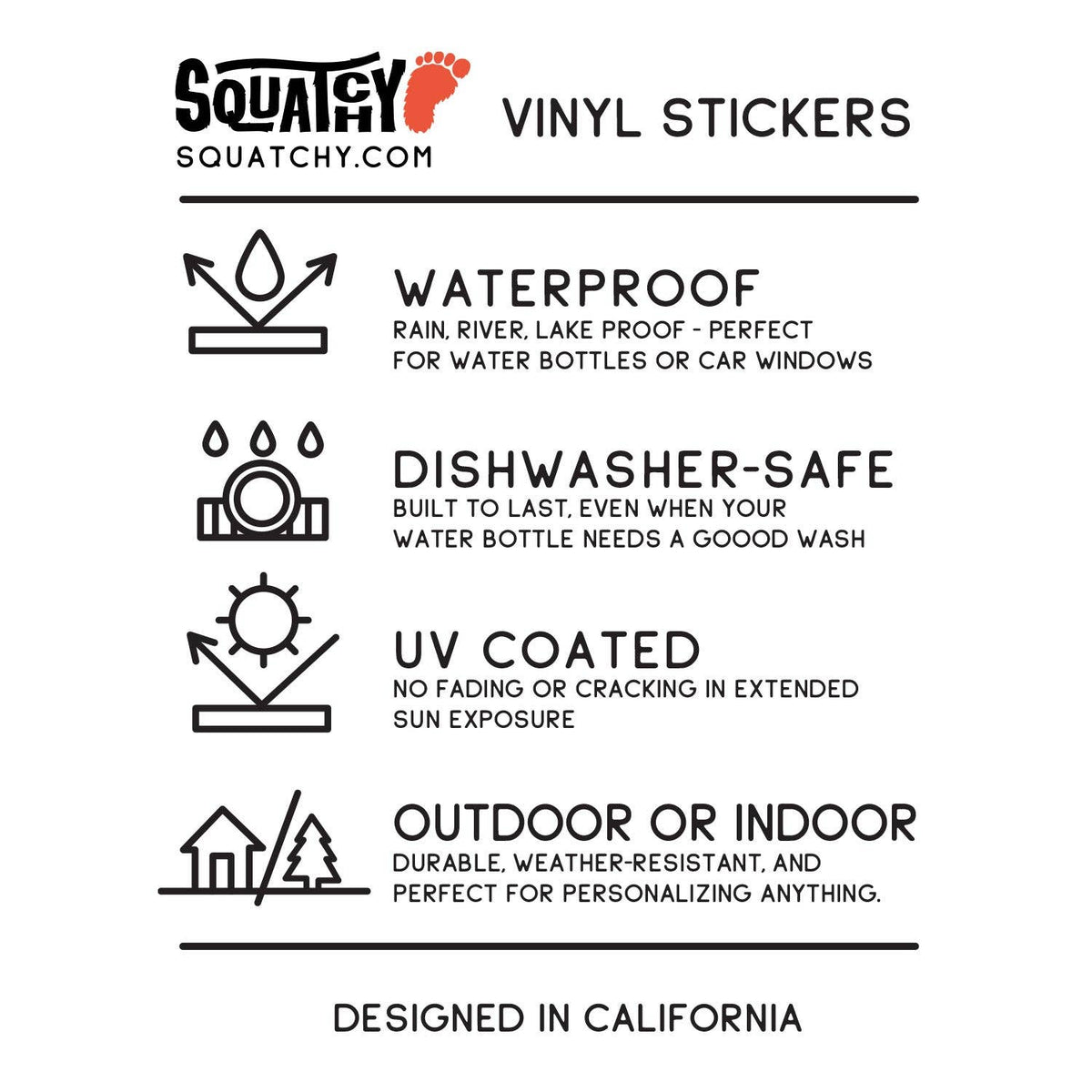 Bigfoot, Hike More Sticker