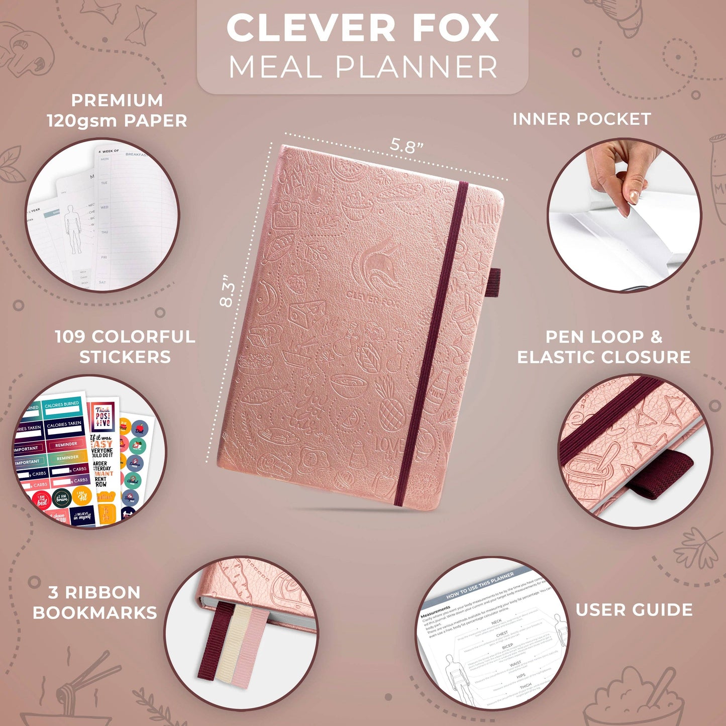 Clever Fox Planners - Meal Planner