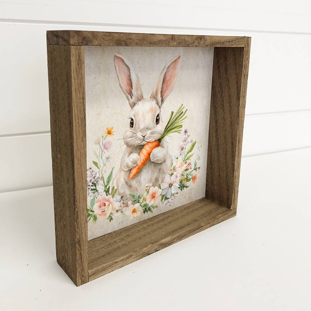 Easter Bunny Flowers Carrot -