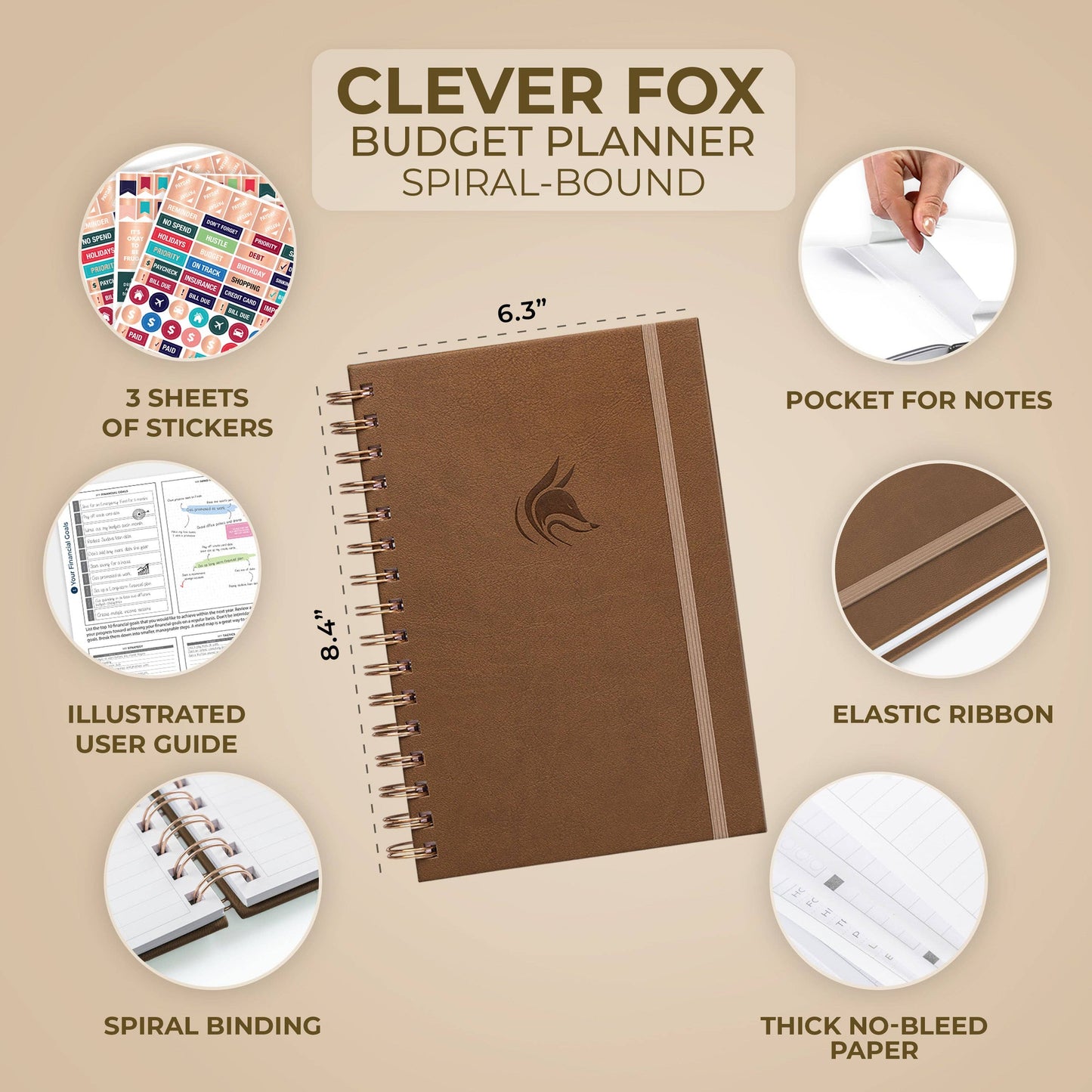 Budget Planner Spiral A5