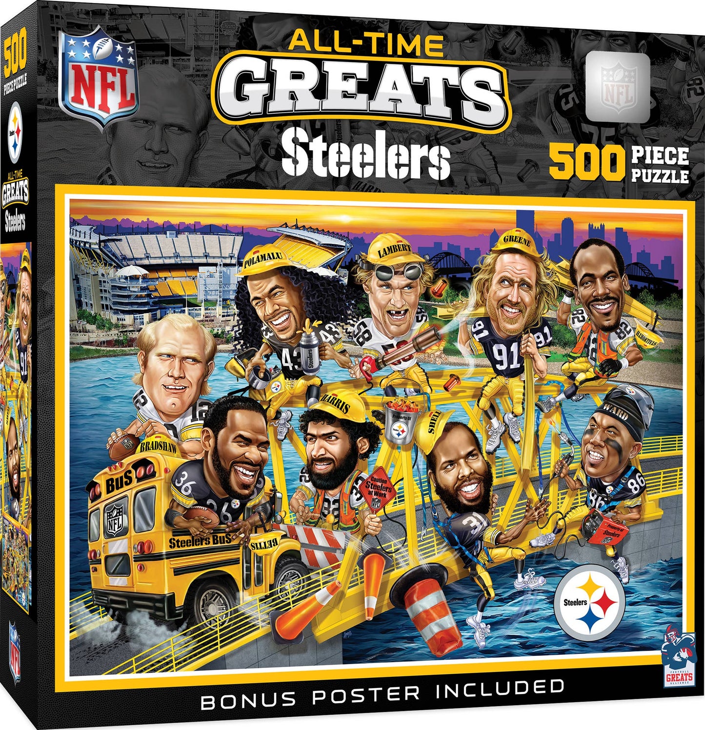 Pittsburgh Steelers - All Time Greats 500 Piece Puzzle