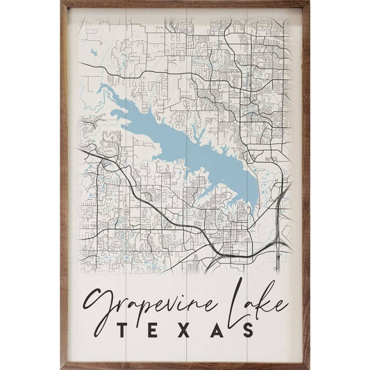 DCL Lake Map Sign