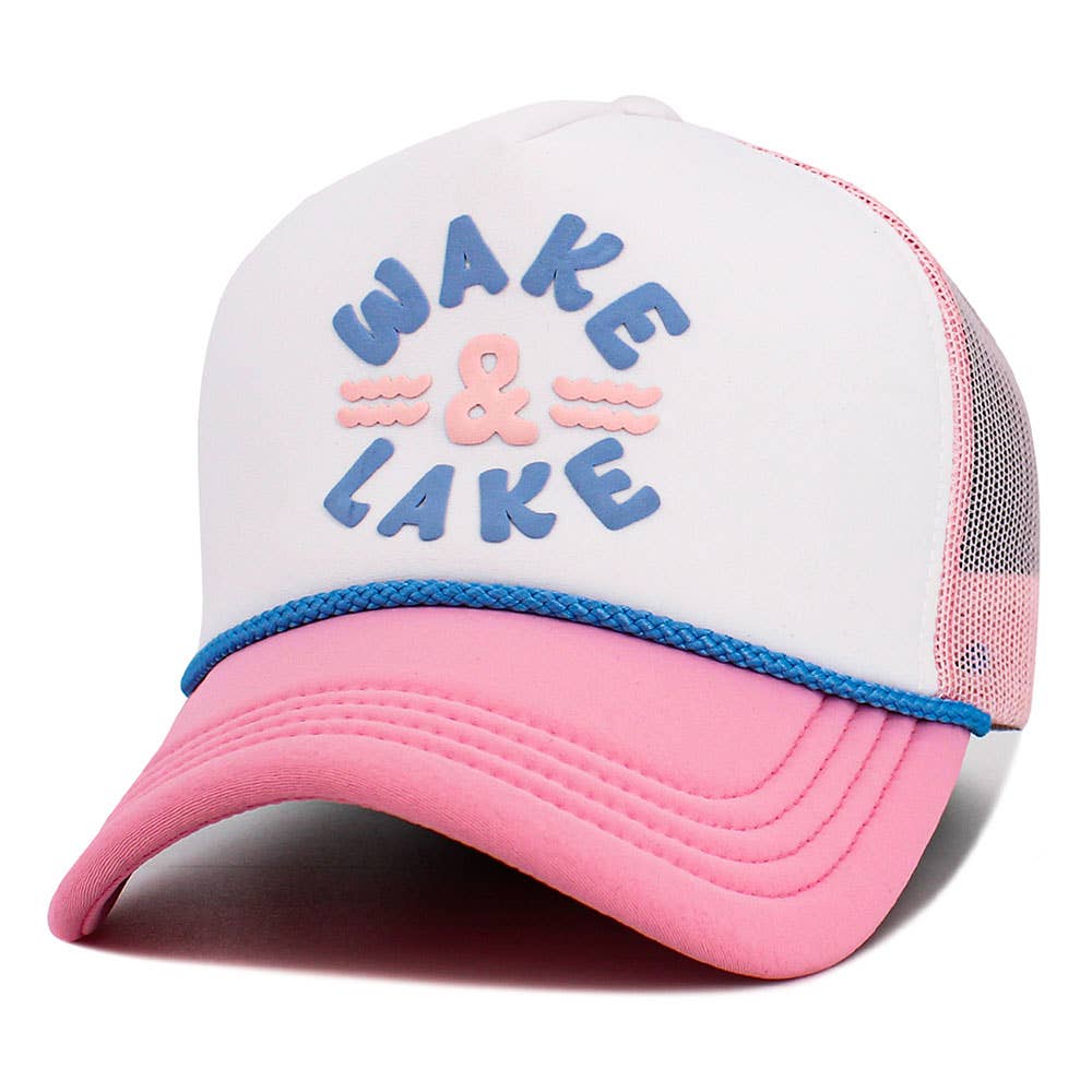 WAKE LAKE Mesh Back Trucker Hat