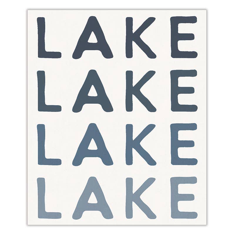 Santa Barbara Design Studio by Creative Brands - Face to Face Luxe Throw - Lake Ombre