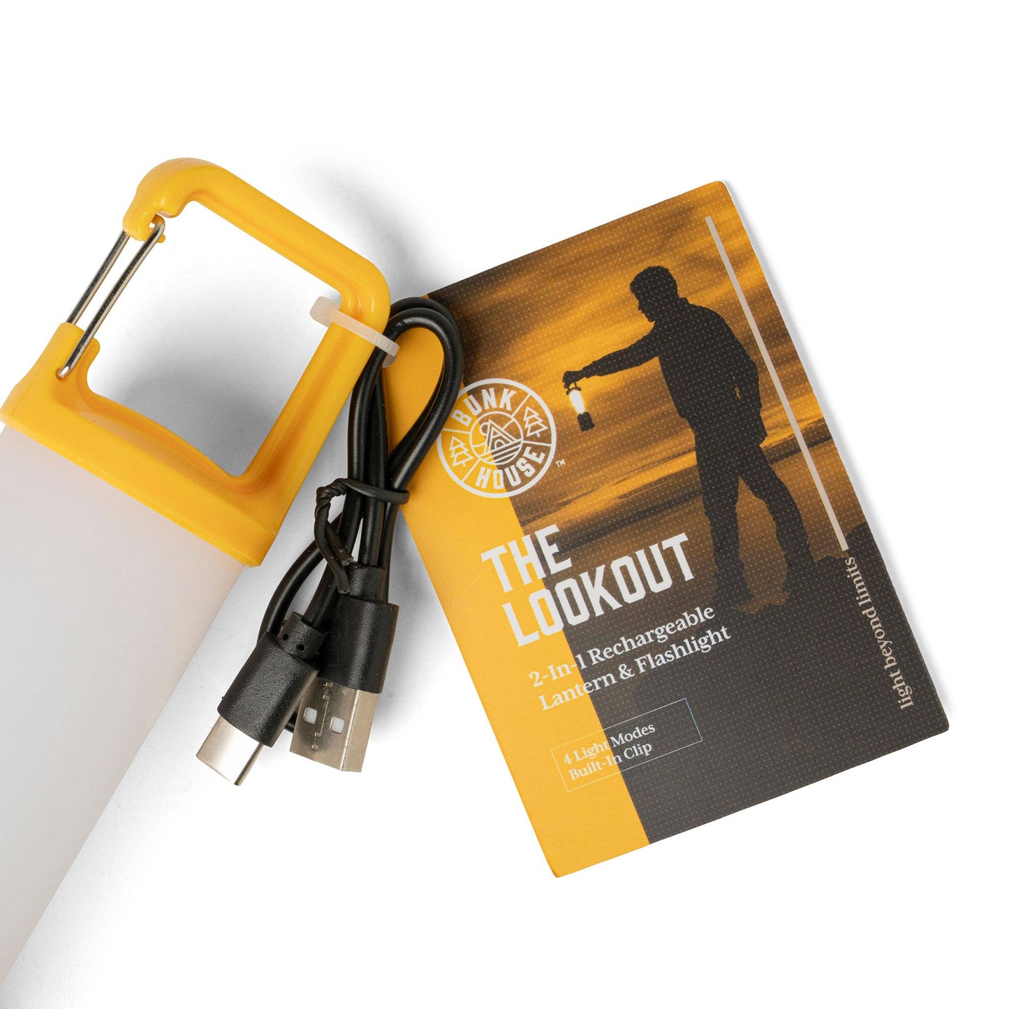 The Lookout 2-In-1 Rechargeable Lantern & Flashli