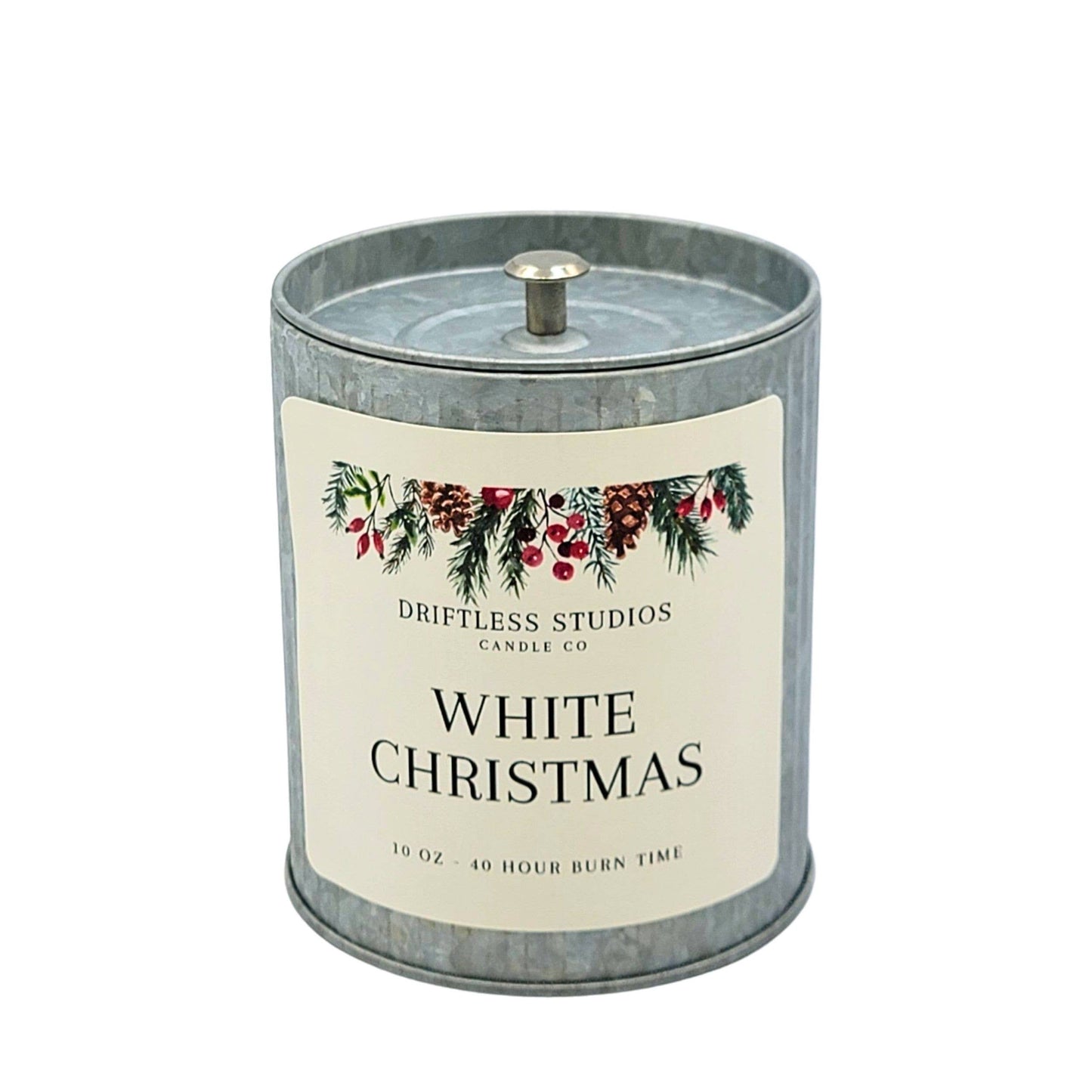 White Christmas Holiday Garland