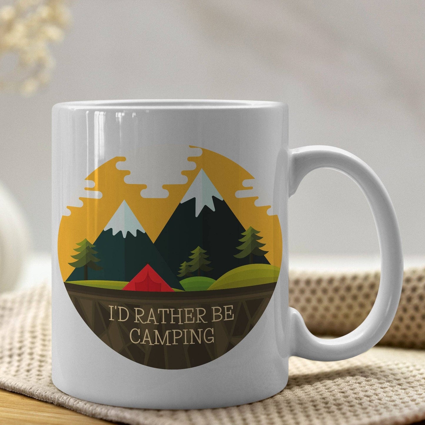 I'd  Rather Be Camping Mug