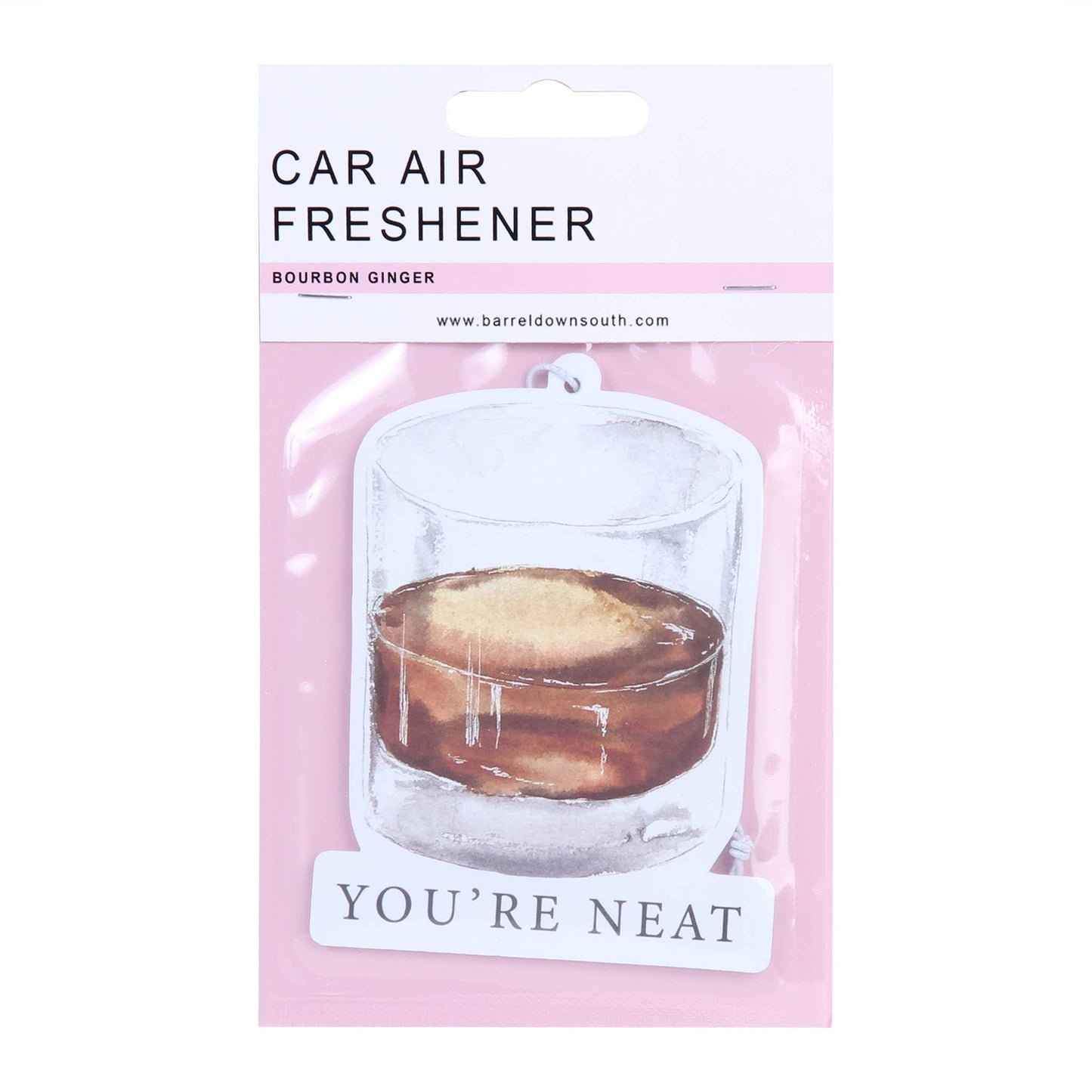 You're Neat Bourbon Whiskey Car Air Freshener