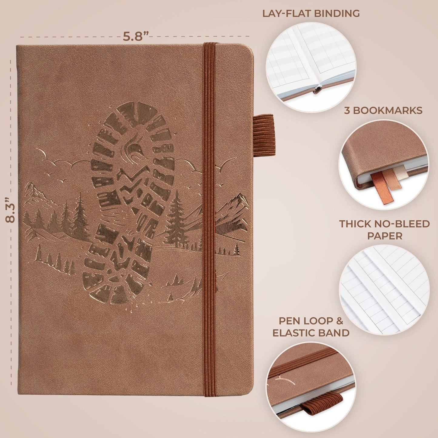Clever Fox Planners - Hiking Journal