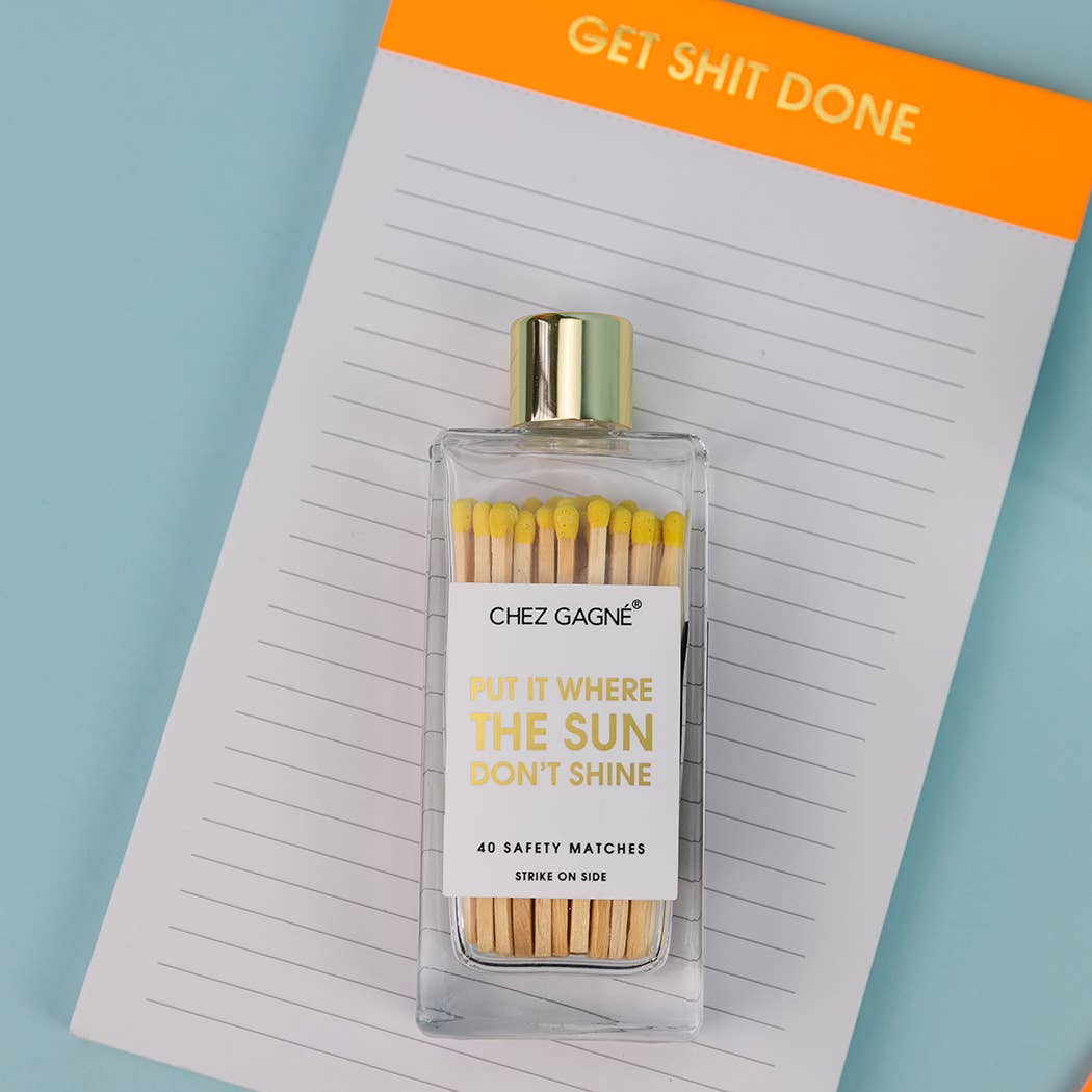 Get Shit Done Bright Orange - 5x8