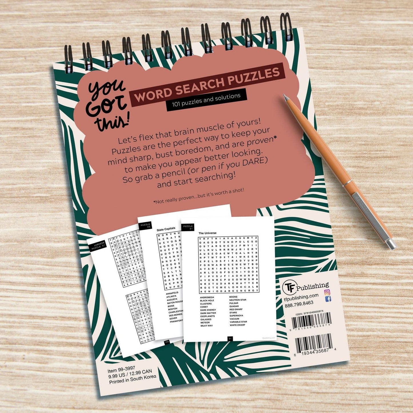 You Got This Word Search Pad