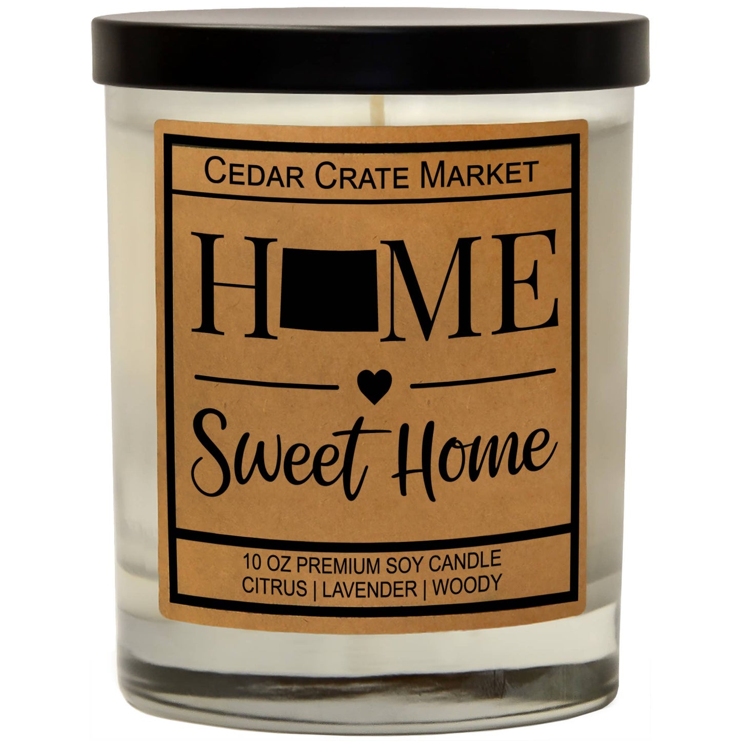 Home Sweet Home State Pride Candle
