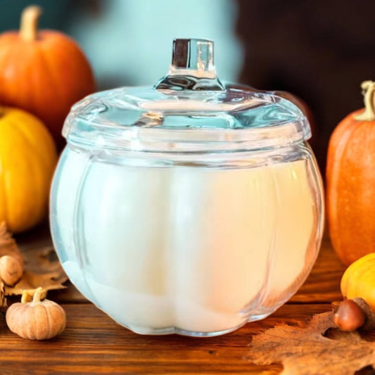 Pumpkin Glass Candle 