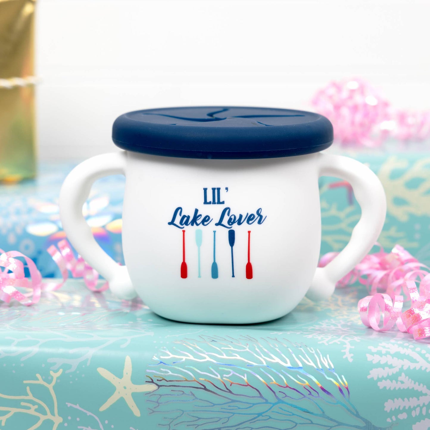 Pavilion - Lake Lover - 3" Silicone Snack Bowl with Lid