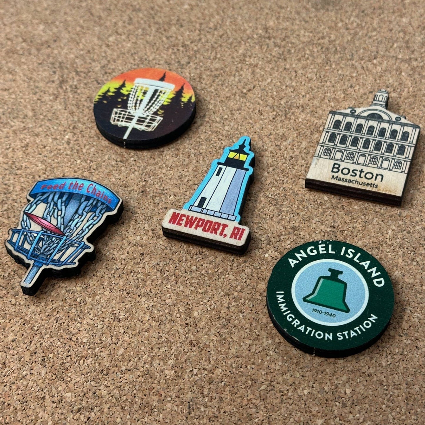 Deep Creek Customizable Wooden Pins