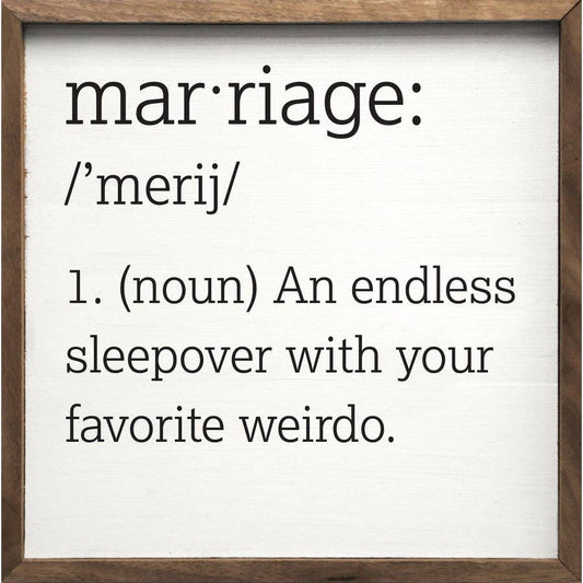 Marriage The Endless Sleepover White