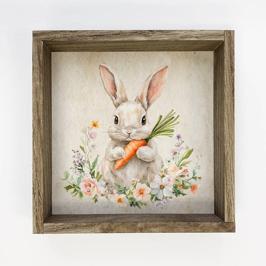 Easter Bunny Flowers Carrot -