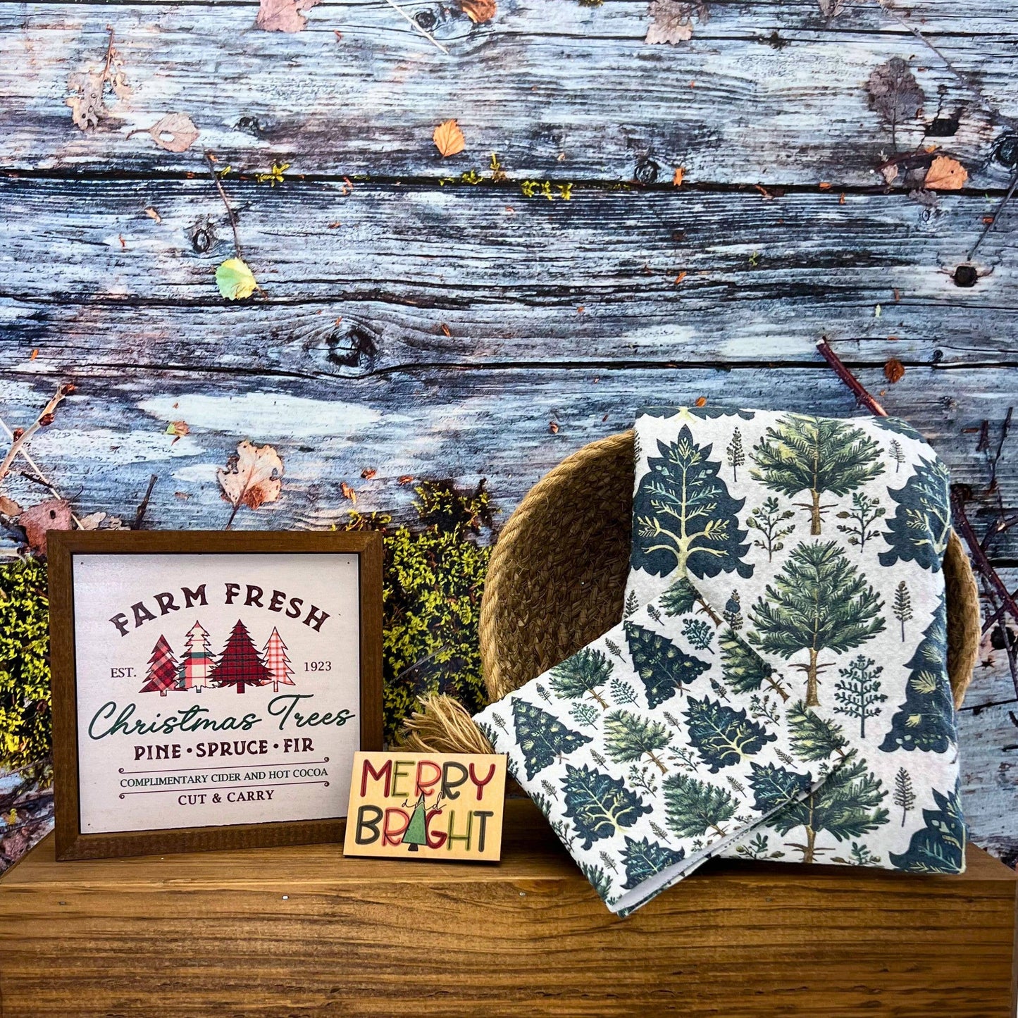 Farm Fresh Christmas Trees Rustic