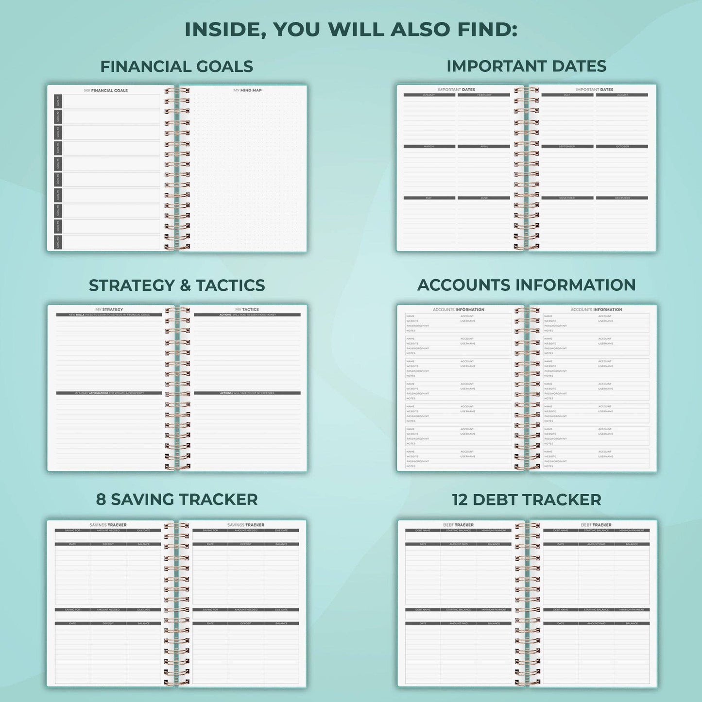 Budget Planner Spiral A5