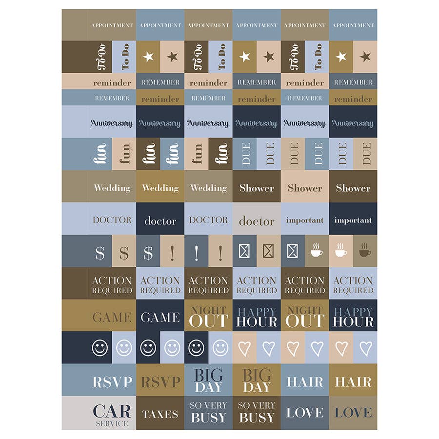 French Blue Medium Planner 2025-2026