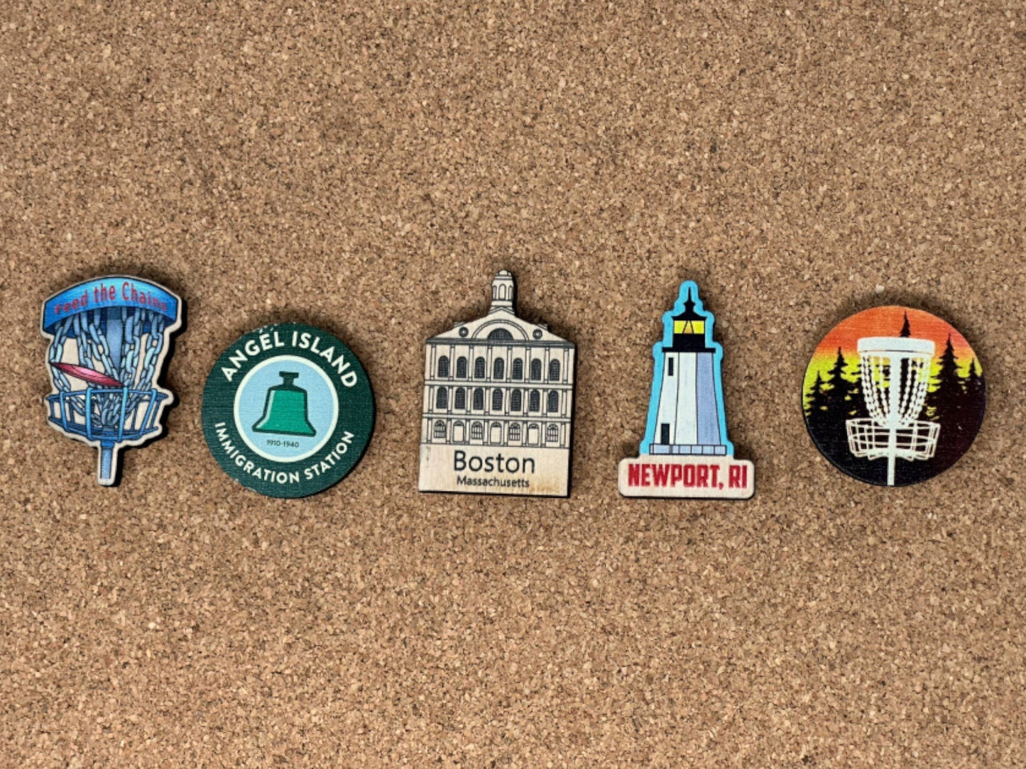 Deep Creek Customizable Wooden Pins