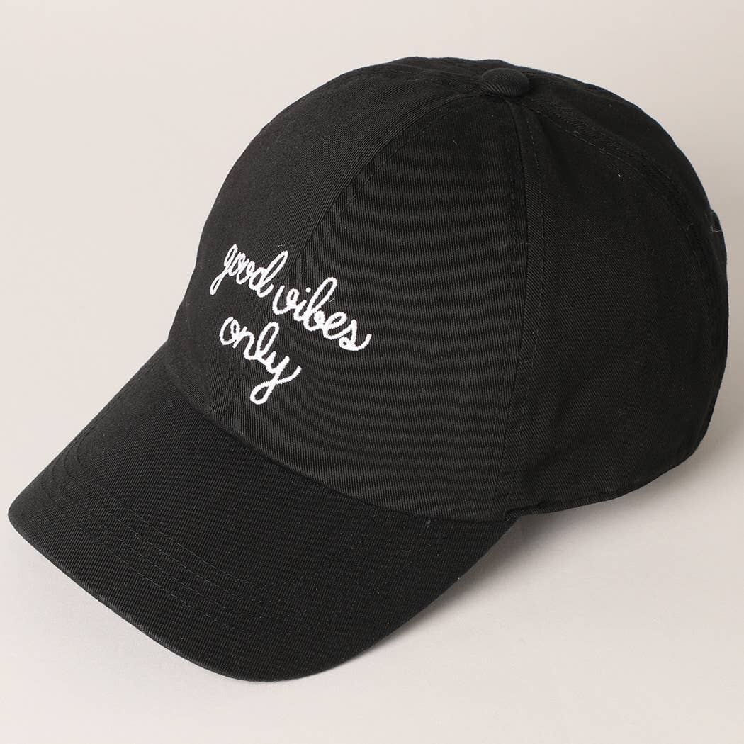 Good Vibes Only Cap