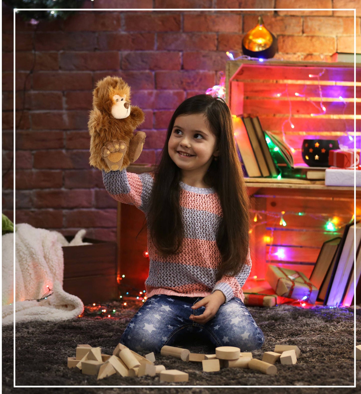 Plush Hand Puppet - Big Foot