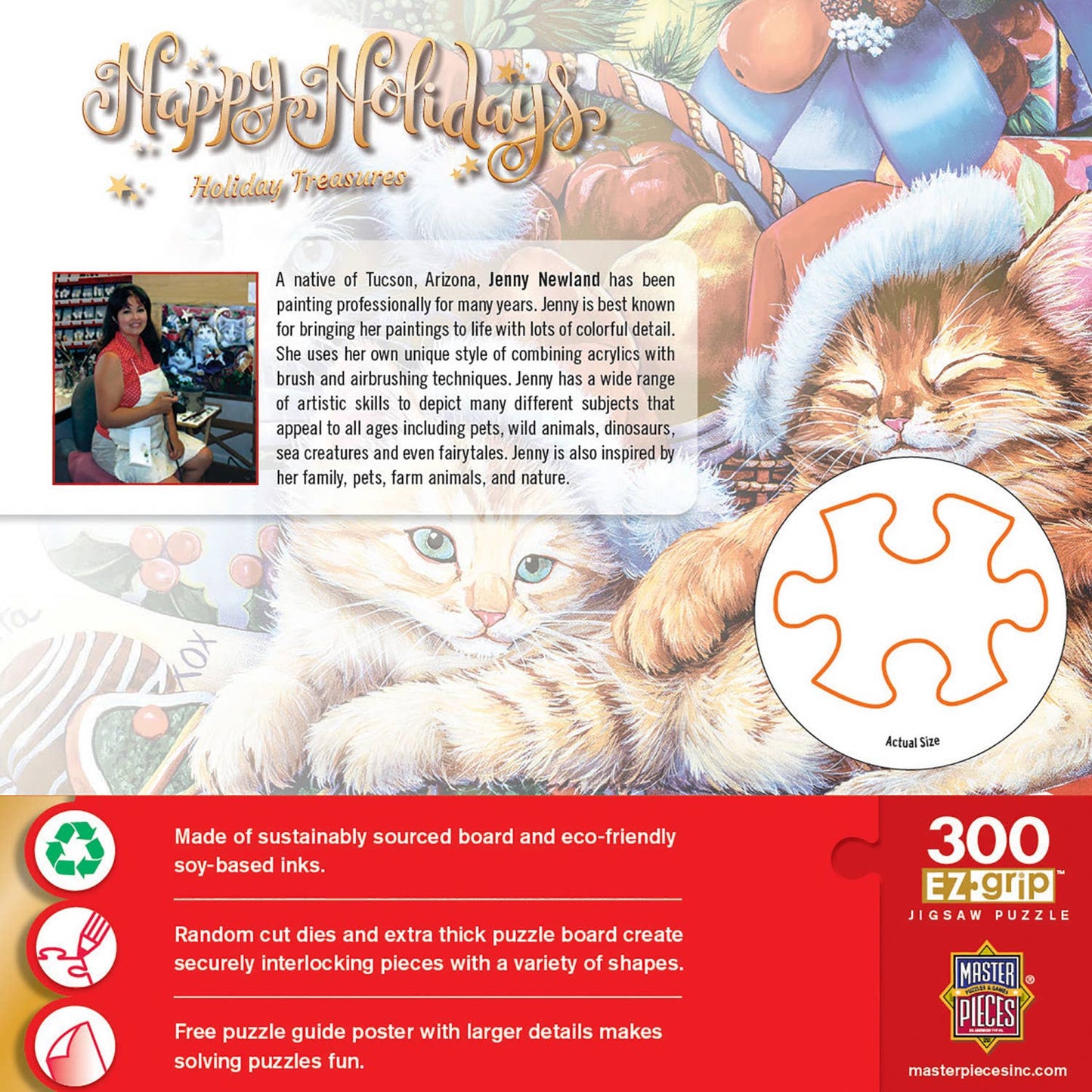 Happy Holidays - Holiday Treasures 300 Piece EZ Grip Puzzle