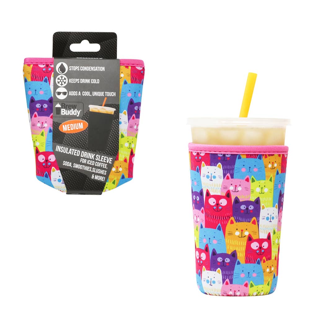 Iced Coffee & Drink Sleeve - Cat Lover