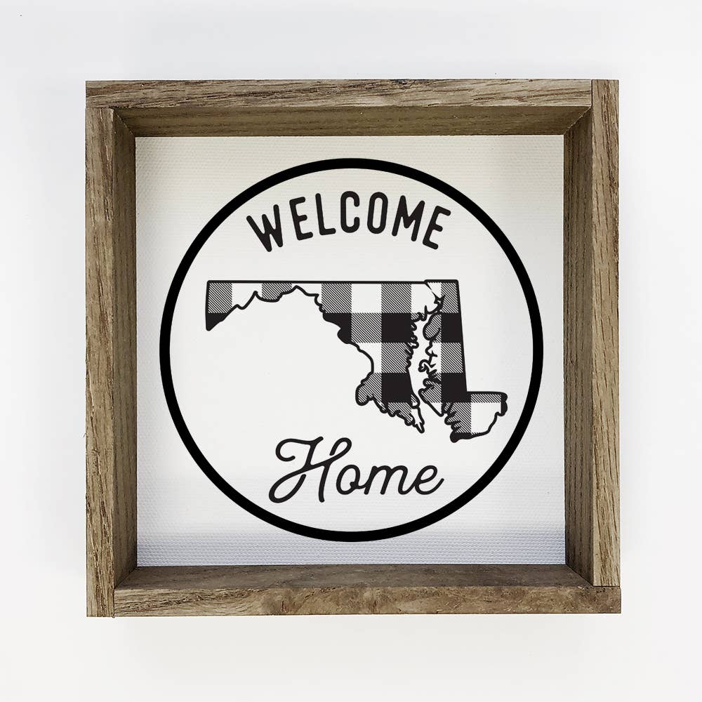 Maryland Wood Sign