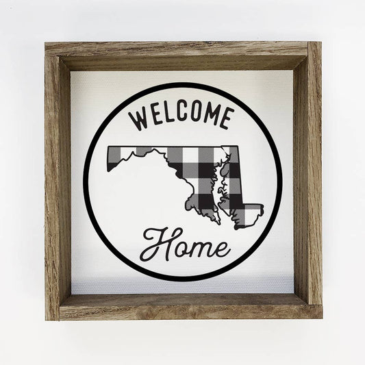 Maryland Wood Sign