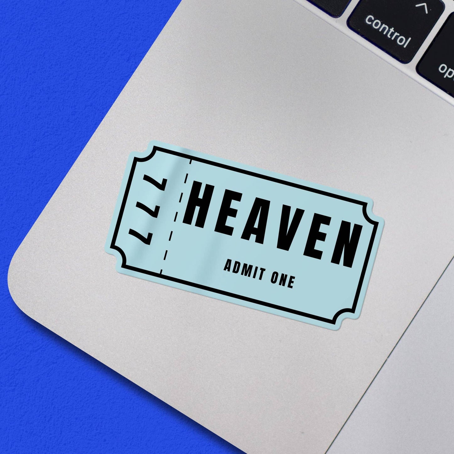 Ticket To Heaven 777 Sticker