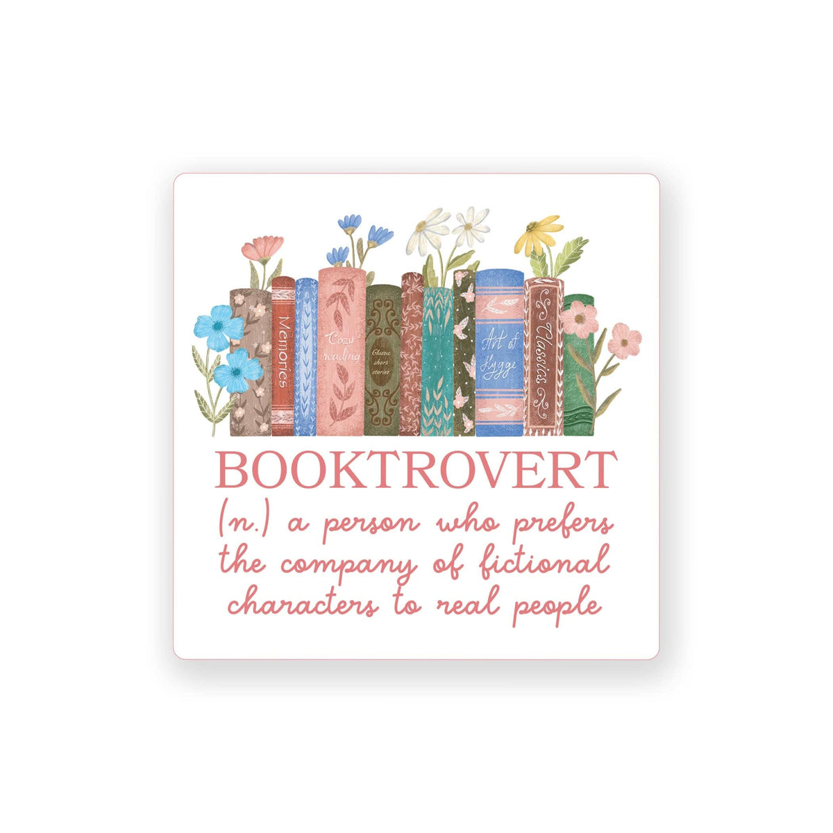 Booktrovert Sticker