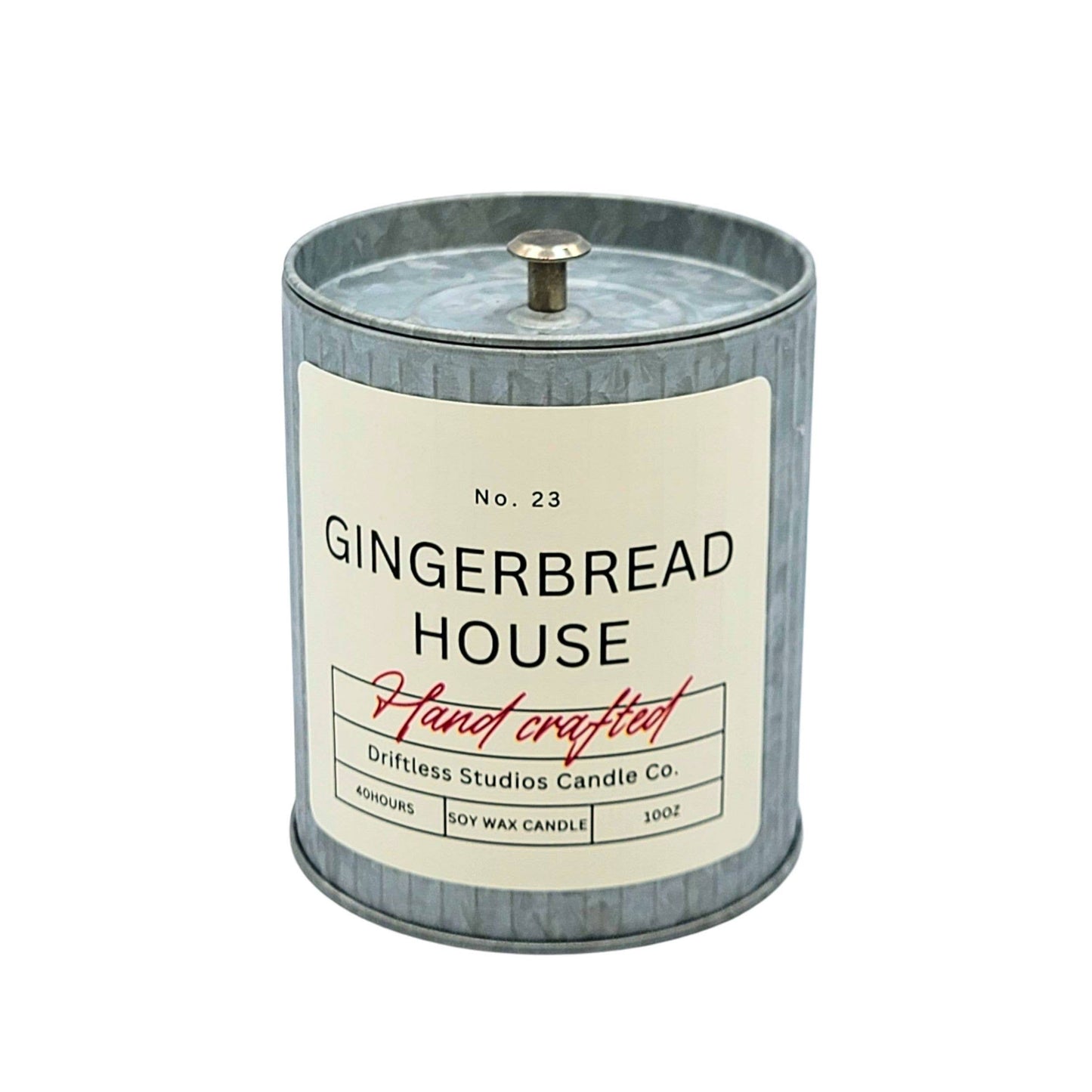 Gingerbread House Farmhouse Christmas Candle -