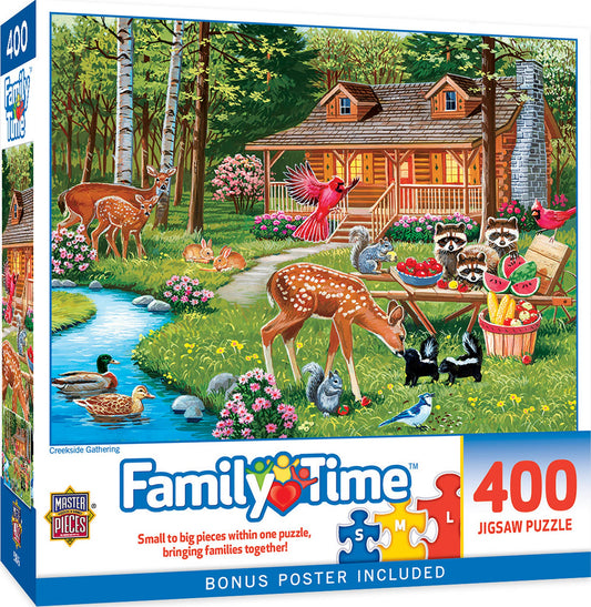 Creekside Gathering 400 Piece Puzzle