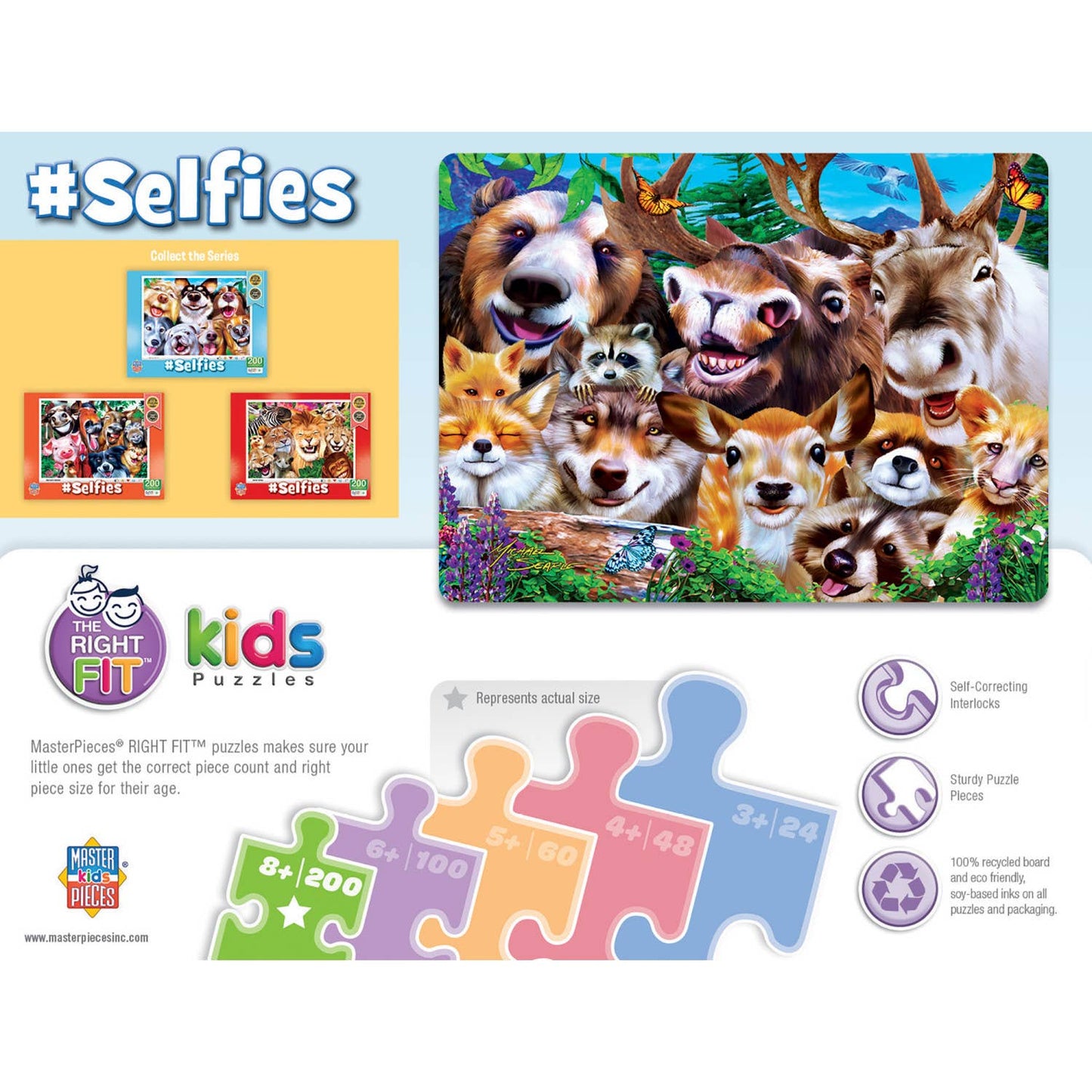 Woodland Wackiness 200 Piece Puzzle