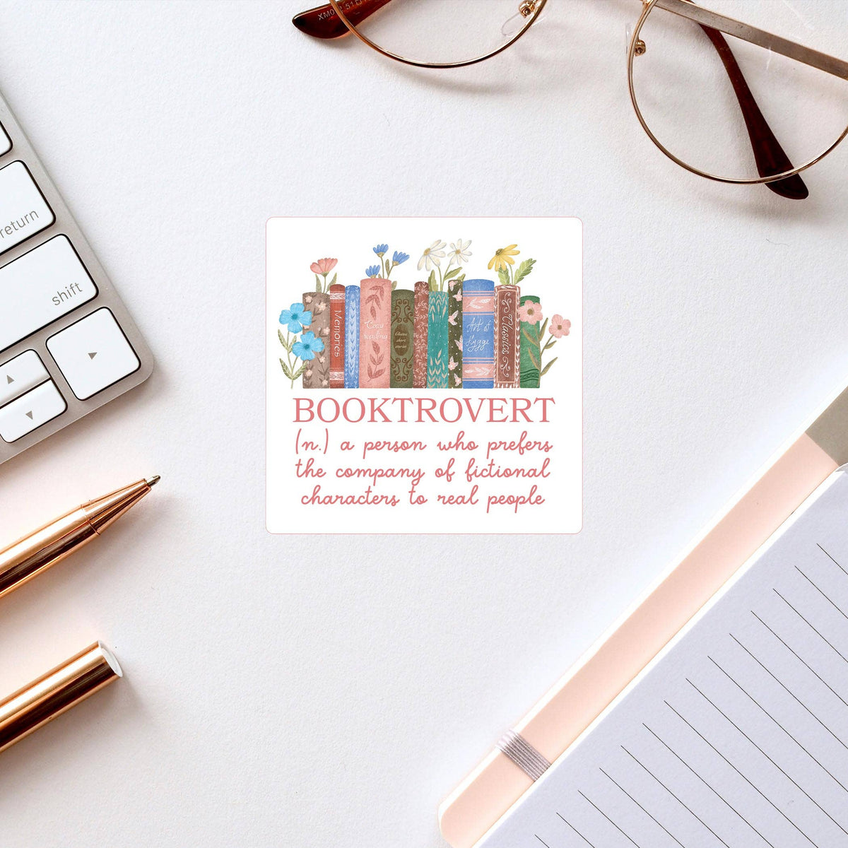 Booktrovert Sticker