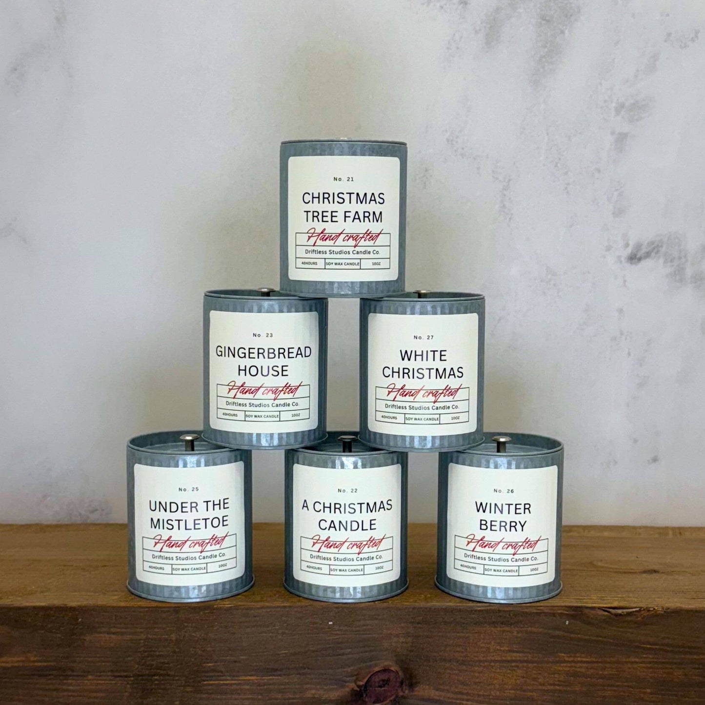 Winter Berry Christmas Candles