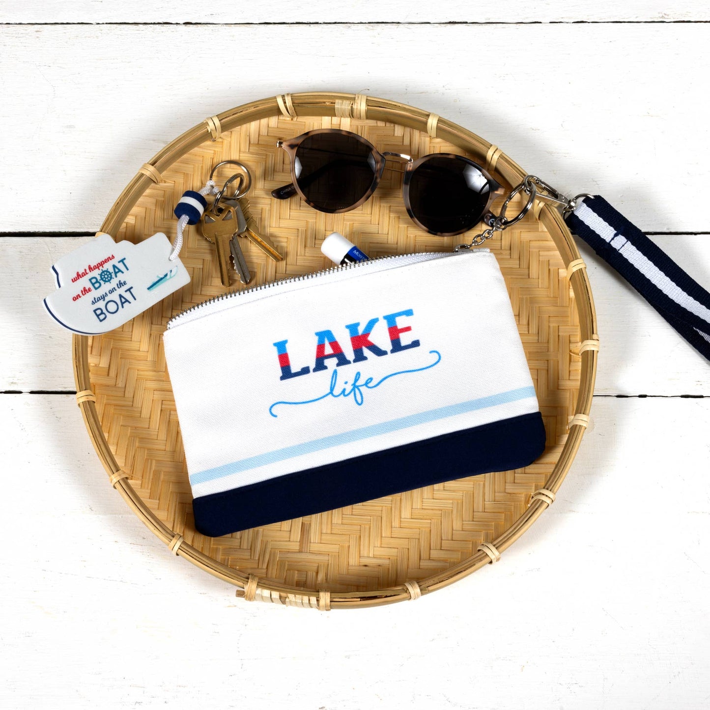 Pavilion - On The Boat - Floating Key Chain