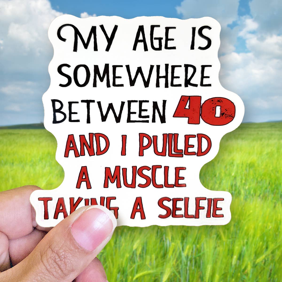 My age is somewhere between
