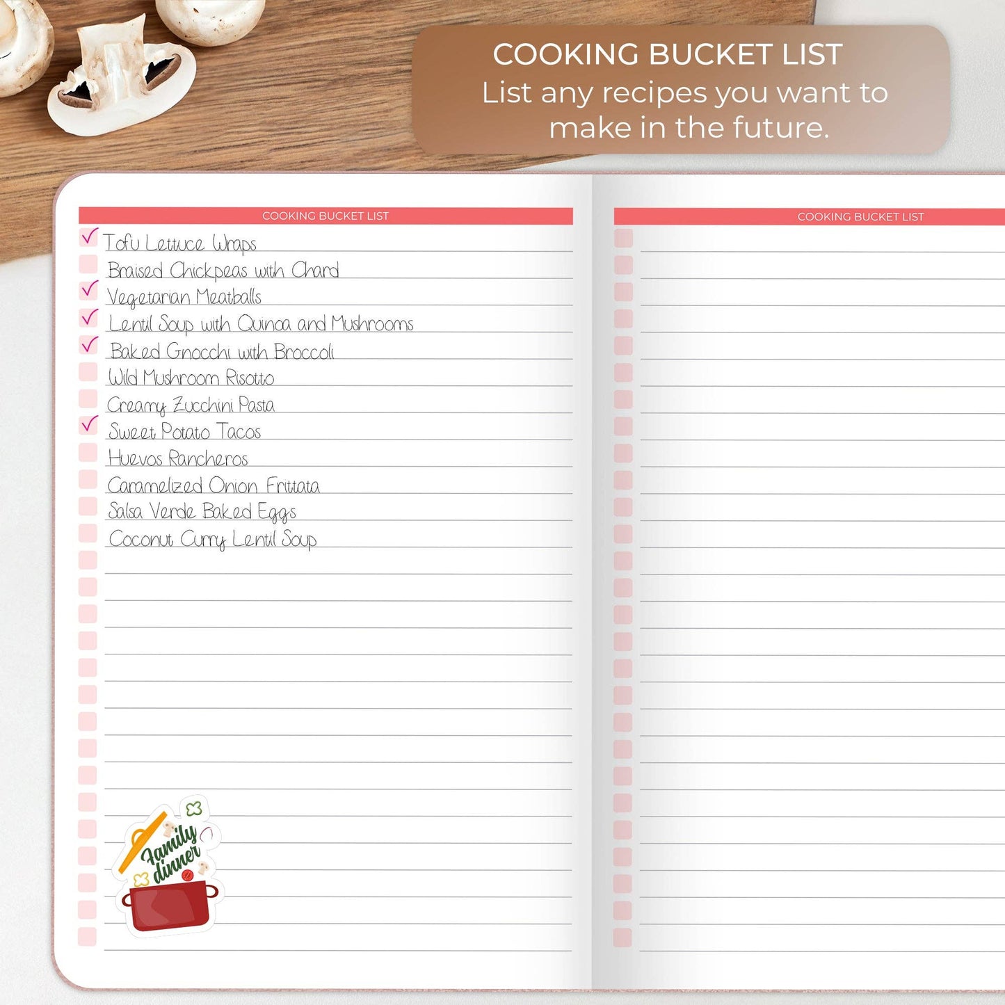 Clever Fox Planners - Recipe Book