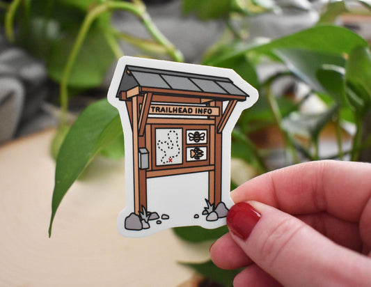 Wild North Co - Trailhead Kiosk Sticker