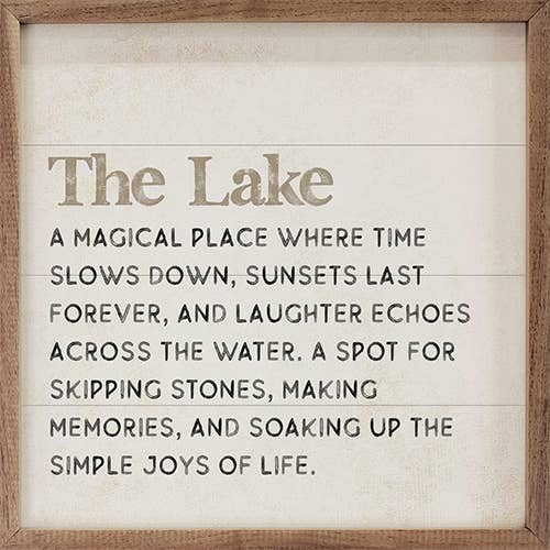 The Lake Definition