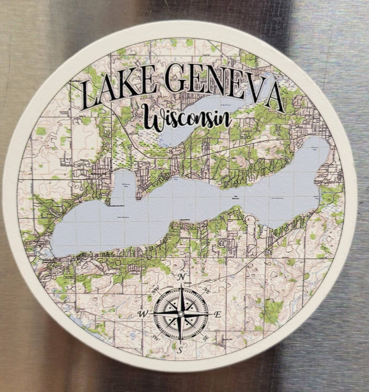Deep Creek Round Magnet