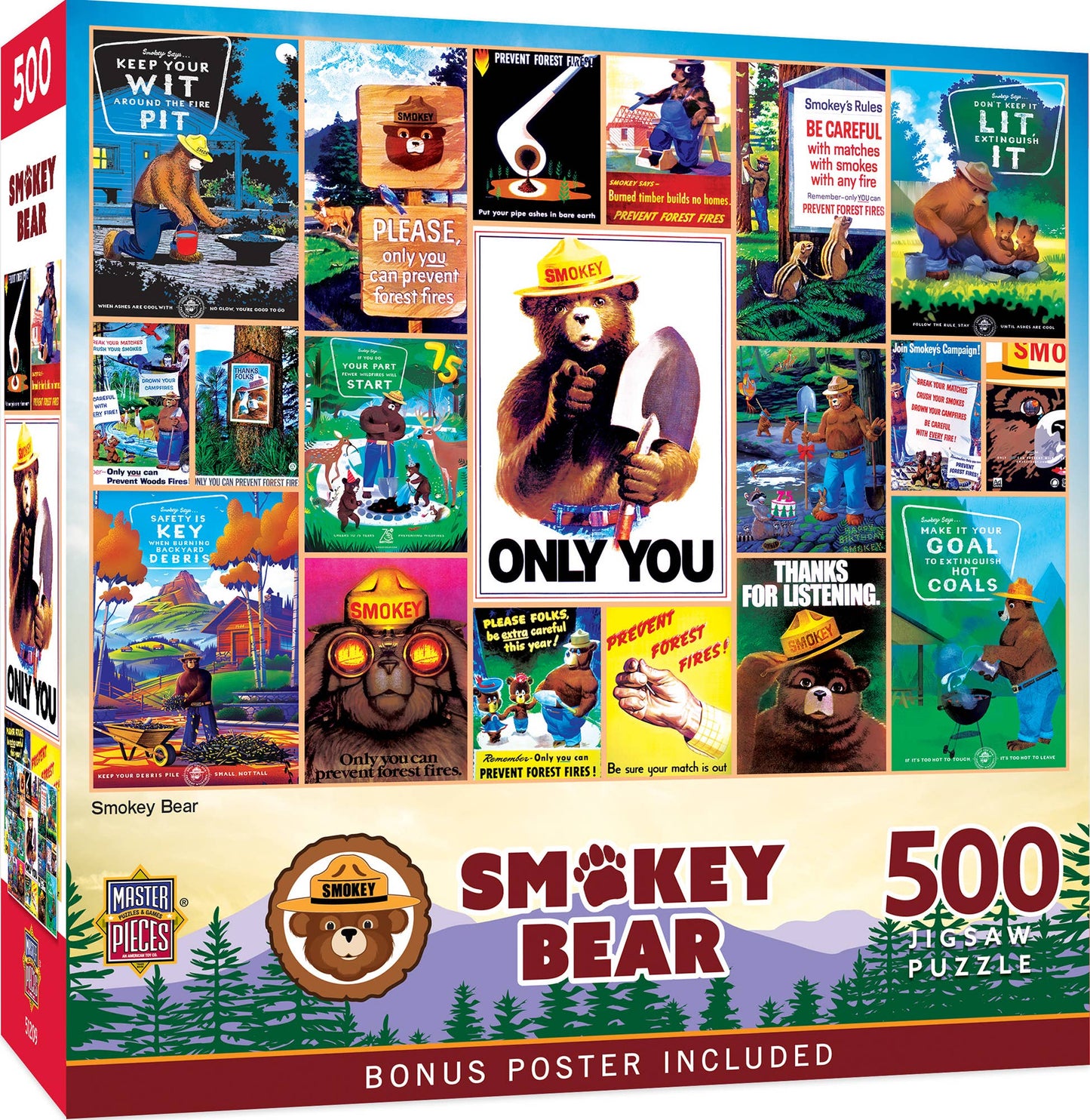 Smokey Bear National Parks 500 Piece Puzzle