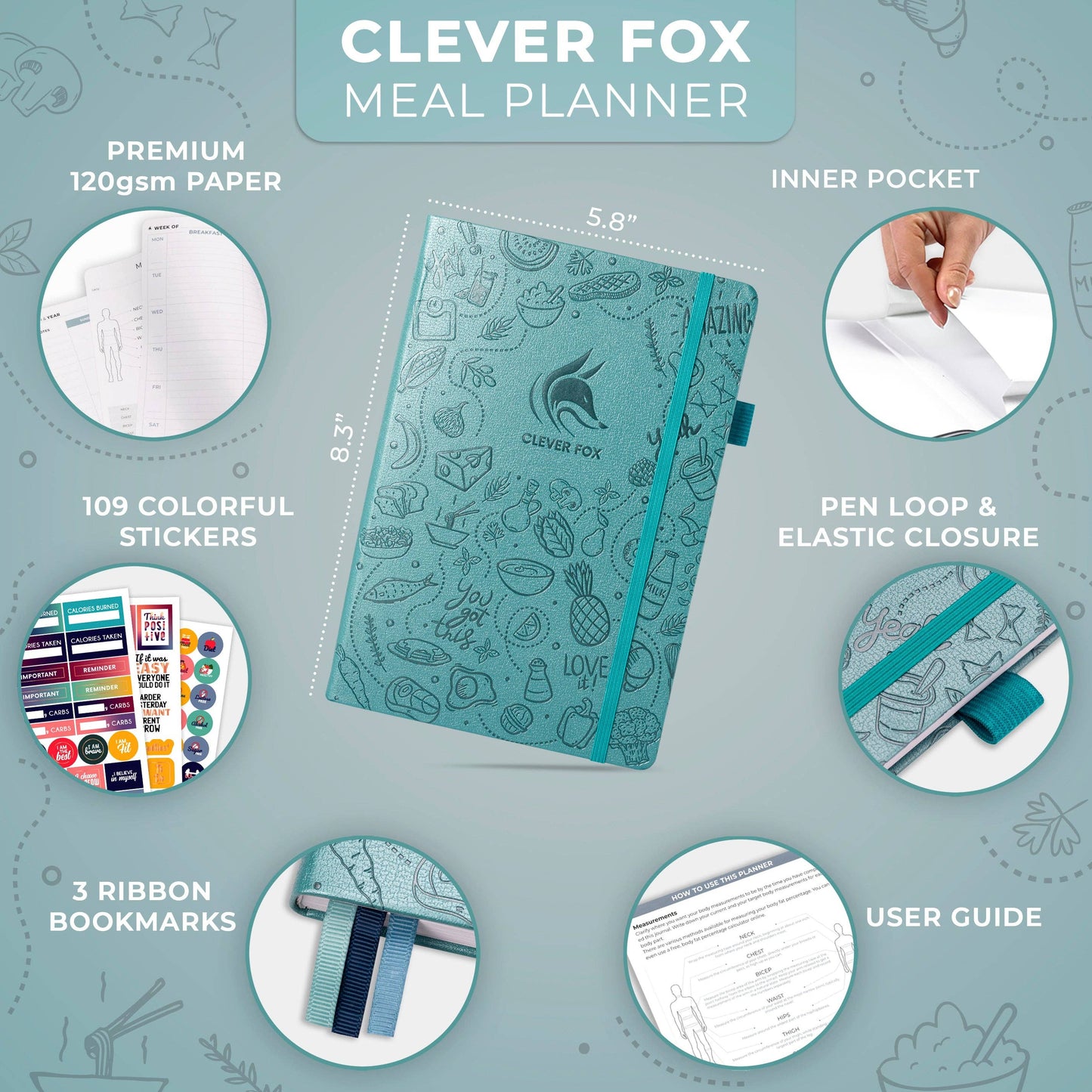 Clever Fox Planners - Meal Planner